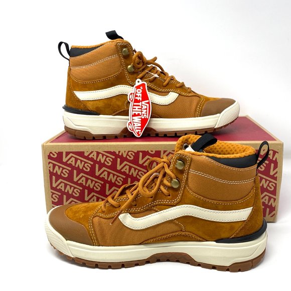 Vans UltraRange Exo Hi Brown Suede Boots Winter Sneaker Women's Size VN0A4UWJ26Z - Picture 3 of 9